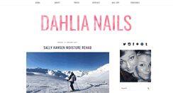 Desktop Screenshot of dahlianails.com